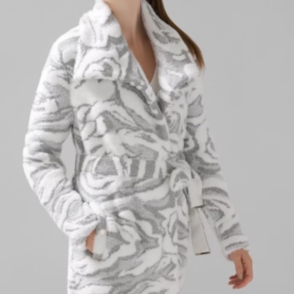 WHBM White House Black Market Sweater Cadigan Belted